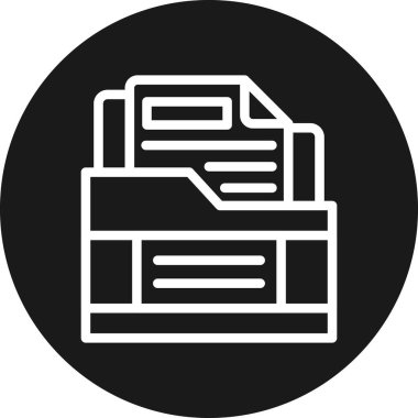 vektör belgesi web simgesi