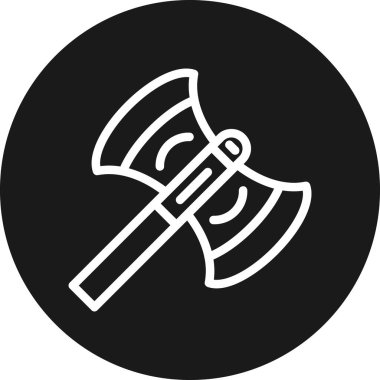 Balta. Web simgesi basit illüstrasyon