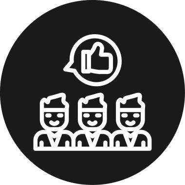 Moda tasarım tarzında sosyal medya simgesi.