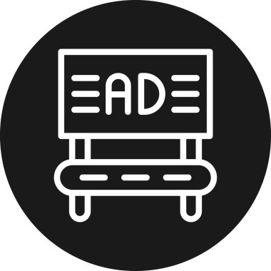 Sandalye. Web simgesi basit illüstrasyon