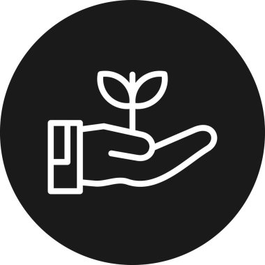 Gıda simgesi, çizgi vektör simgesinin vektör illüstrasyonu