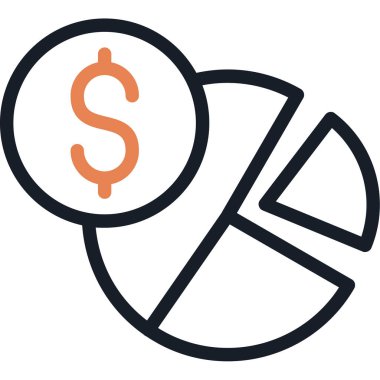 Dolar simgesi, vektör illüstrasyonu