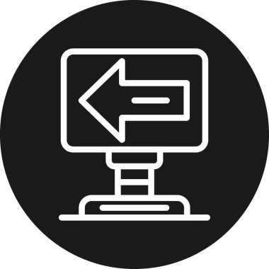 seo modern simgesinin vektör illüstrasyonu