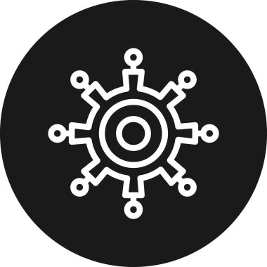 seo modern simgesinin vektör illüstrasyonu