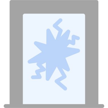 kar Tanesi simgesi vektör çizimi