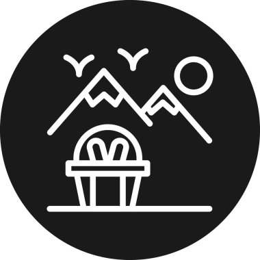 Gıda simgesinin vektör illüstrasyonu