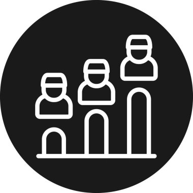 İş ve finans simgesinin vektör illüstrasyonu