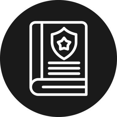 Belge simgesinin vektör illüstrasyonu