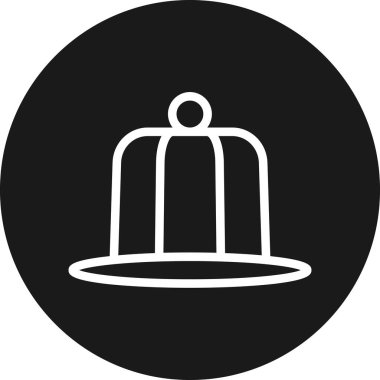 Gıda simgesinin vektör illüstrasyonu