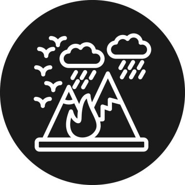 Hava simgesinin vektör illüstrasyonu