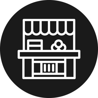 Gıda simgesinin vektör illüstrasyonu