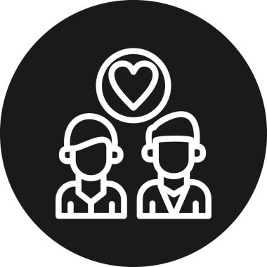 İnsan simgesinin vektör illüstrasyonu