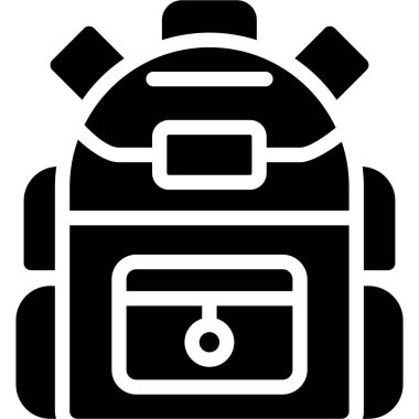 çanta çanta çanta simgesi katı stil