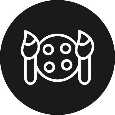 Gıda simgesinin vektör illüstrasyonu