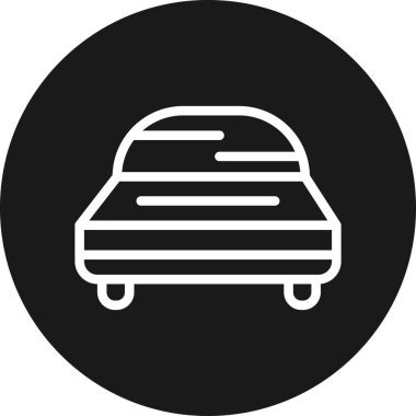 araba simgesi vektör illüstrasyonu