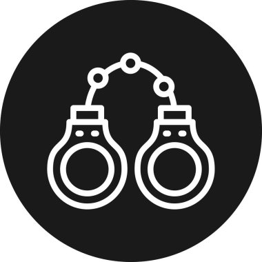 Modern suç simgesi eksikliğinin vektör illüstrasyonu