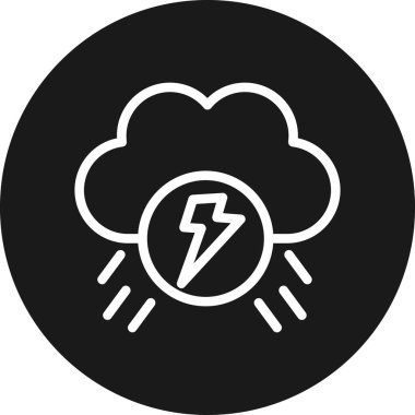 vektör gök gürültüsü resimleme