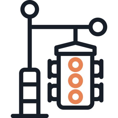 Fabrika taşıma hattı simgesi