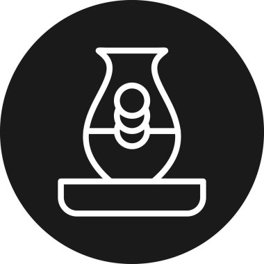 Moda biçimi izole edilmiş arkaplanda mum simgesi