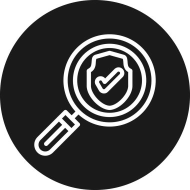 Vektör simgesi bir büyüteç