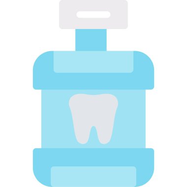 diş simgesi vektör illüstrasyonu