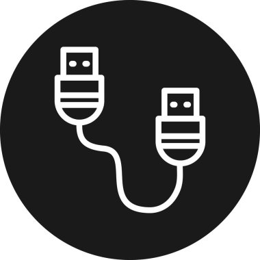 kablo simge vektör çizim