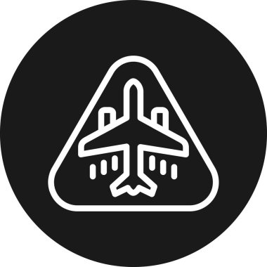 Uçak. Web simgesi basit tasarım