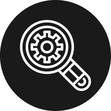 seo modern simgesinin vektör illüstrasyonu