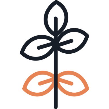 çiçek simgesi vektör illüstrasyonu