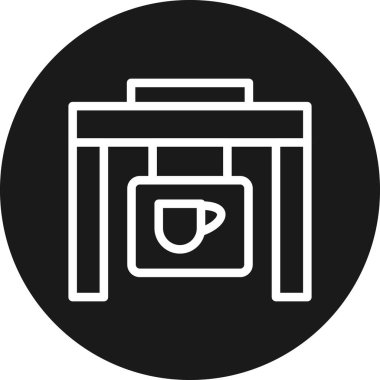 Gıda simgesinin vektör illüstrasyonu