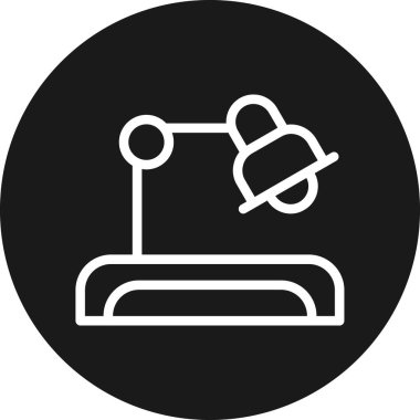 yatak ikonu vektör illüstrasyonu