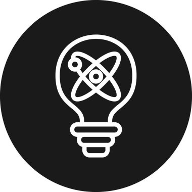 vector bulb icon, illustration