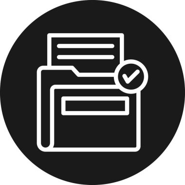 Vektör belgesi Simge illüstrasyonu