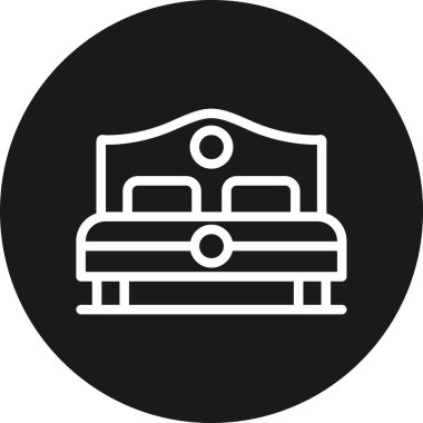 Otel vektör ikonu. biçim vektör düz simgesi.