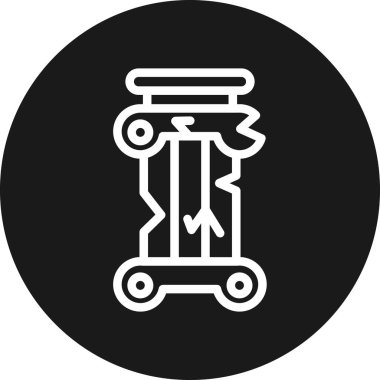 Modern b 'nin vektör illüstrasyonu eksik simgesi