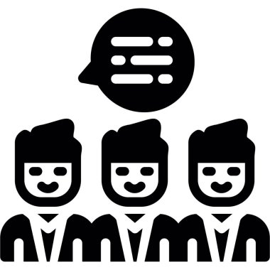 sohbet web simgesi basit tasarımı