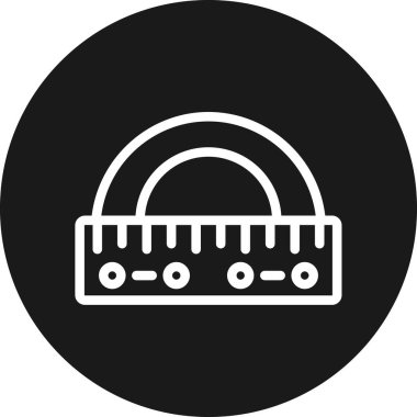 Modern b 'nin vektör illüstrasyonu müzik simgesinden yoksun