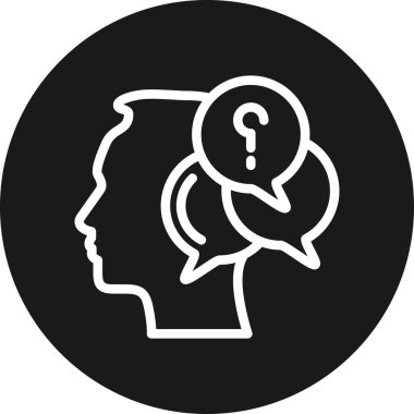 Moda biçimi izole edilmiş arkaplanda soru simgesi