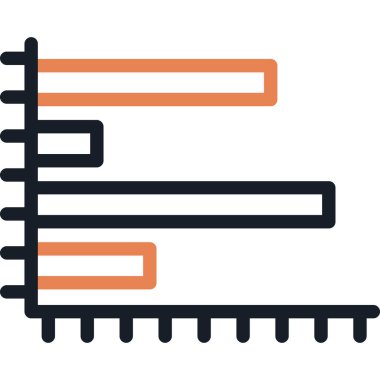 bar çizelgesi vektör simgesi