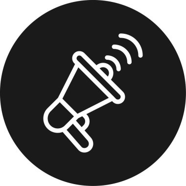 vektör sözcüsü Simgesi illüstrasyonu