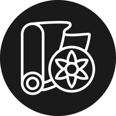 Modern b 'nin vektör illüstrasyonu bilimin ikonundan yoksun