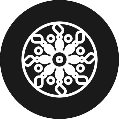 Bir noel simgesinin vektör illüstrasyonu