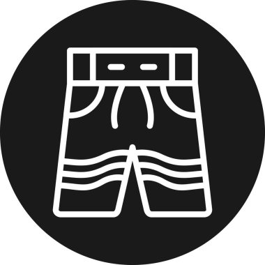 Bir çamaşır simgesinin vektör illüstrasyonu