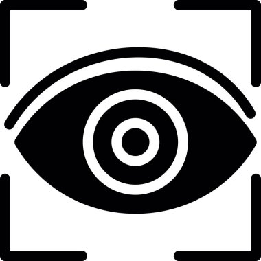 Gözün vektör çizimi