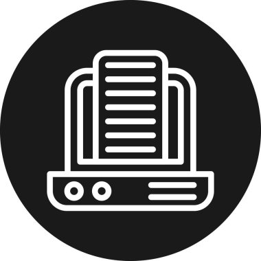 Gıda simgesinin vektör illüstrasyonu