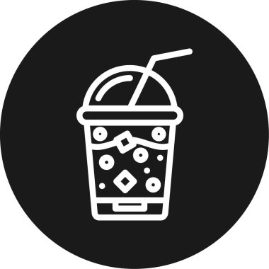 dondurma simgesi, vektör illüstrasyonu