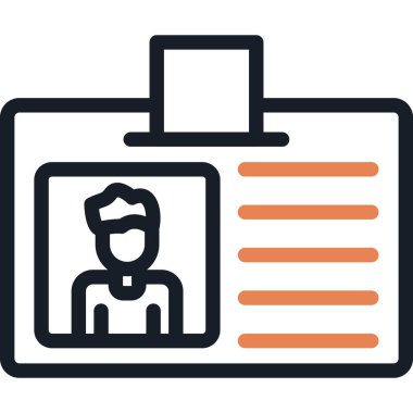 Bir erkek kullanıcı simgesinin vektör illüstrasyonu