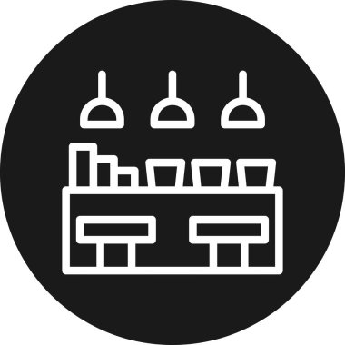 Şarap fıçıları ikonunun vektör çizimi