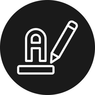 Modern eğitim ikonunun vektör illüstrasyonu