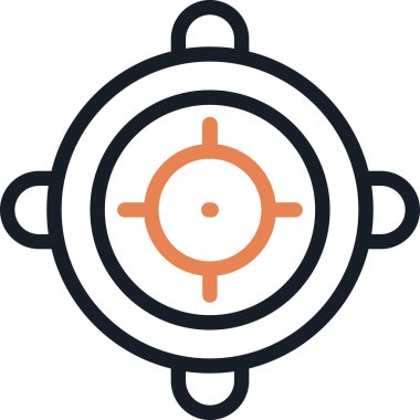 Bir hedefin vektör illüstrasyonu